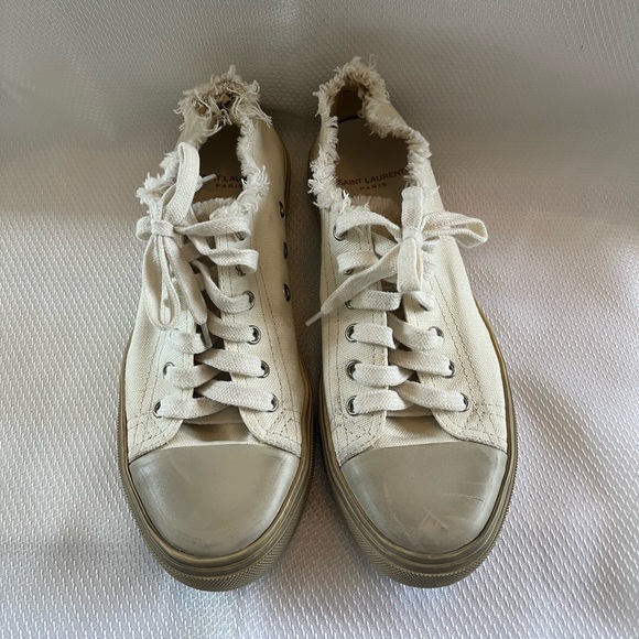 Saint Laurent Shoes - Saint Laurent Canvas Sneakers